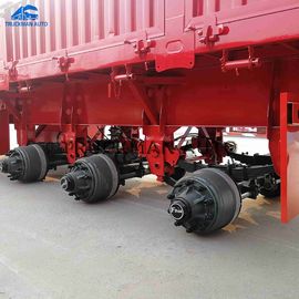 3개의 차축 수송 대량 화물을 위한 상표 50 톤 반 측벽 트레일러 Truckman