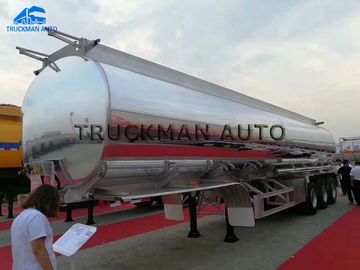 반 Truckman 알루미늄 탱크 트레일러, 기름 트럭 유조선 3 차축 40 Cbm