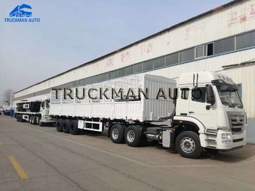 반 Truckman 상표 화물 트레일러, 반 Linglong 315/80r22.5 타이어를 가진 트랙터-트레일러