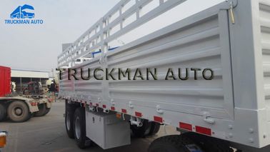 평상형 트레일러 가득 차있는 트레일러 트럭 일반적인 재료 기능 30000kg 선적 무게 20 피트