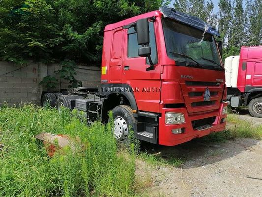 102대 킬로미터 / Ｈ 70 톤 375HP 중국 사용된 트랙터 트럭