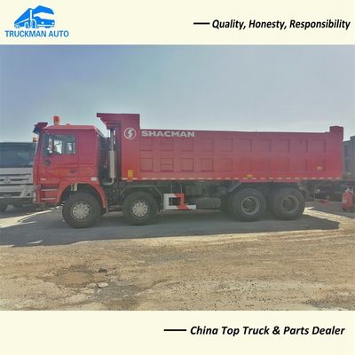 가나의 경우 12 휠 SHACMAN 50 톤 8x4 덤프 트럭