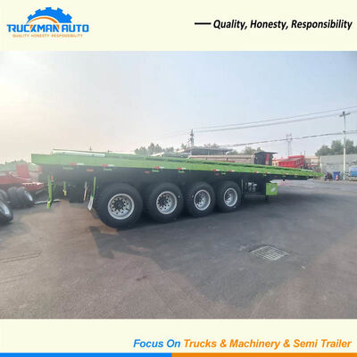 공장 가격 4 축 100 톤 부면 덤프 트레일러 화물 운송