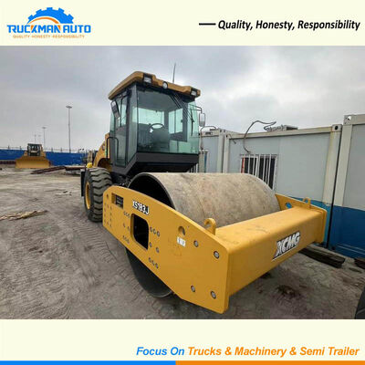 내구성 18톤 XCMG XS183J 나이지리아용 단일 드럼 도로 롤러