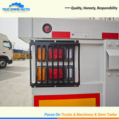 컨테이너 운송을 위한 신뢰할 수 있는 3 축 50 톤 컨테이너 평면 반 트레일러