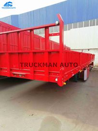3개의 차축 수송 대량 화물을 위한 상표 50 톤 반 측벽 트레일러 Truckman