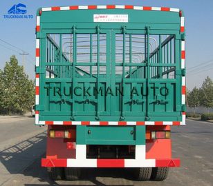 반 Q345 Mn 트레일러 트럭, 반 화물과 콘테이너를 수송하는 저장 트레일러