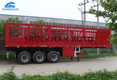 50-60 대량 상품 및 콘테이너 수송을 위한 담 트레일러를 반 적재하는 톤