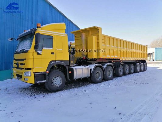 가나를 위한 80000대 킬로그램 9 축 45m3 덤프트럭