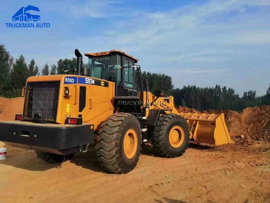 Heavy Duty SEM655D 5 Tons Payloader With WEICHAI Mechanical Engine