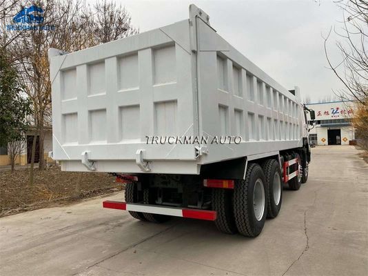 사용된 중국 HOWO 8x4 12 바퀴 40 톤 건설 덤프차