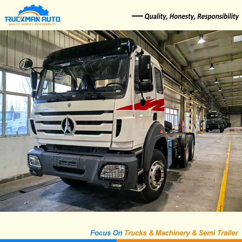 카메룬을 위한 새 BEIBEN 2638 6X4 380HP 트랙터 트럭
